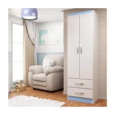 Imagem de Guarda-Roupa Infantil 2 Portas 2 Gavetas Atalaia