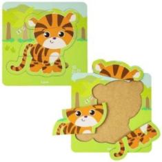 Imagem de Quebra-Cabeça Baby Tigre - 8016 - Babebi