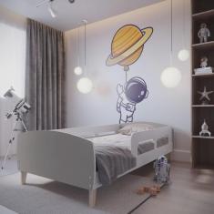 Imagem de Cama Montessoriana Solteiro Jardim Com Protecao