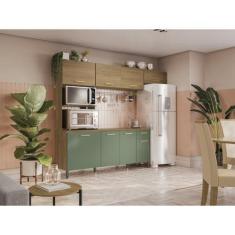 Imagem de Cozinha Compacta 8 Portas 1 Gaveta Botanic Fendi - Kappesberg