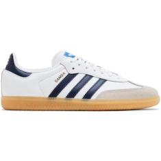 Imagem de adidas Samba OG Criança grande, Goma azul marinho branco, 37