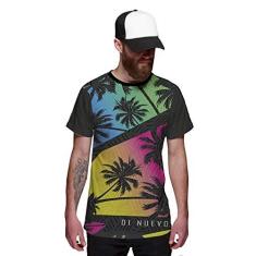 Imagem de Camiseta Miami Beach Palmeiras Coloridas Swag