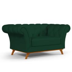 Imagem de Sofá 2 Lugares Império 150 Cm Veludo Verde Musgo C-303