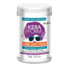 Imagem de Creme Para Pentear Skafe Keraform Livre, Leve E Solto 1Kg