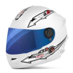 Imagem de Capacete Para Moto Fechado Infantil Menina Menino Pro Tork Liberty Fou