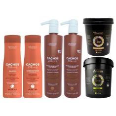 Imagem de Kit Arvensis Crespos Sh + Cond + 2 Ativ + Masc + Geleia Alta