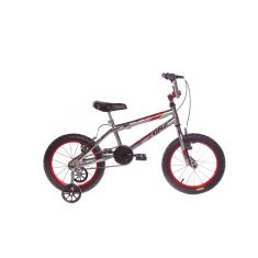 Imagem de Bicicleta Aro 16 Cromada Com Rodinhas E Freios V-brake-Unissex