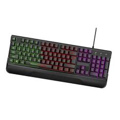 Imagem de Teclado USB BrazilPc Semi Mecanico Gamer Bpc-k7038 Preto Com Iluminação Rainbow