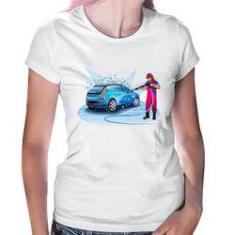 Imagem de Baby Look Lava Jato Mulher - Foca Na Moda