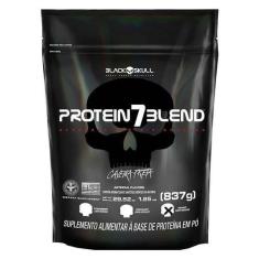 Imagem de Protein 7 Blend (Sc) Amendoim 840 G - Black Skull