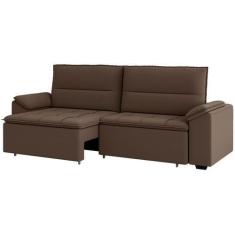 Imagem de Sofá Retrátil Reclinável 5 Lugares Veludo Panamá Besthouse