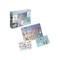 Imagem de Quebra Cabeça Progressivo Disney 100 Anos Brinquedo Especial