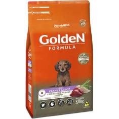 Imagem de Ração Seca PremieR Pet Golden Formula Carne e Arroz para Cães Filhotes de Raças Pequenas - 3 Kg
