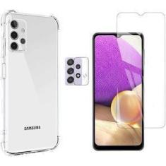 Imagem de Kit Capa Anti Impacto Samsung Galaxy A32 5G + Película Vidro + Películ