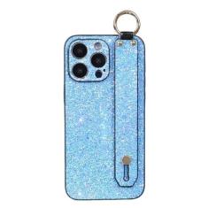 Imagem de Pulseira Flash Powder Phone Case para iPhone 13 11 12 14 15 Pro Max 14 15 Plus Flash Powder Cover para iPhone 12 13 14 15 ProMax, flash azul, para iPhone 14