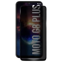 Imagem de Película De Vidro Privacidade 3D Preta Compativel Moto G8 Plus Xt2019