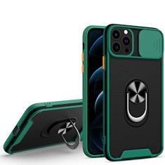 Imagem de Para iPhone 13 Pro Max Armor Ring Holder Capa de telefone para iPhone 12 11 Pro Max XR X 7 8 Plus Capa de proteção magnética para lente deslizante, T3, para iphone 11