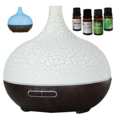 Imagem de Umidificador De Ar Ultrassônico E Difusor De Aromas Eletrico Led Com 4