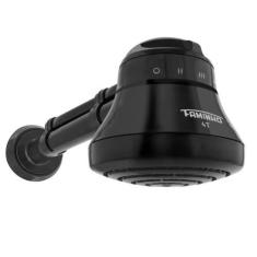 Imagem de Chuveiro Elétrico Ducha  4T Preto 127V 5400W C/ Cano - Fame, 110V