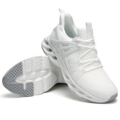 Imagem de TSIODFO Tênis feminino de corrida tênis esportivo para caminhada, Todo branco, 38