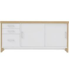 Imagem de Balcão p/ Escritório Tamburato Executiva com 2 Pts 3 Gavs  - Artany, C