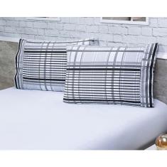 Imagem de Jogo Lençol Solteiro 2 Peças 1,90X0,90X16Cm 180 Fios Branco