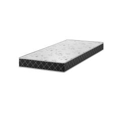 Imagem de Colchão Solteiro 188x78x12cm Espuma D20 Fusion Double Face Viero Xadrez Preto