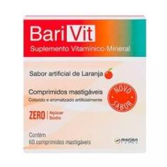 Imagem de Suplemento Vitamínico - Mineral Barivit Sabor Laranja