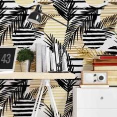 Imagem de Papel De Parede Adesivo Folha Natureza N02209 Rolo 0,58X3M