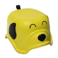 Imagem de Banquinho Infantil 1 Degrau Cachorrinho Amarelo Kababy