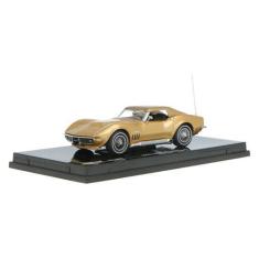 Imagem de Miniatura Chevrolet Corvette Coupe 1969 Escala 1/43, dourado