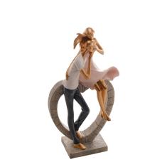 Imagem de Figura Decorativa Royal Resina Casal  18x8x32cm