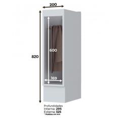 Imagem de Balcão Porta Toalha 20cm Americana - Móveis Henn