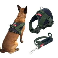 Imagem de Coleira Peitoral Com Guia Para Cachorro Estilo Swat - Tamanho Gg - Can