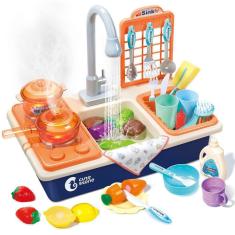 Imagem de Brinquedos de pia de cozinha Pretend Play cute stone com fogão