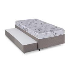 Imagem de Bicama Box Solteiro Com Cama Auxiliar Herval St. Louis, Espuma D28, 46X88x188 Cm