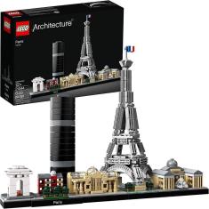 Imagem de Kit construção Paris Skyline LEGO com torre Eiffel (649 peças)