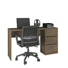 Imagem de Mesa De Escritorio Atualle Com 3 Gavetas