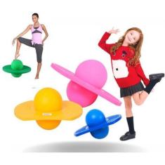 Imagem de Bola Jump Saltada Pula Pula De Pilates Adulto E Infantil Brinquedo De