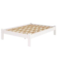 Imagem de Cama Casal Turca New Madeira Maciça Cor Branco