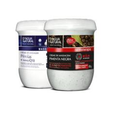 Imagem de Kit massagem redutora e emoliente nano q10 + pimenta negra - D'agua Na