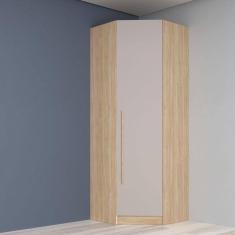 Imagem de Guarda Roupa Modulado Canto Oblíquo 1 Porta San Diego Aveiro Oak/Cinza Urbano