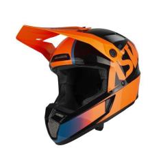 Imagem de Capacete Asw Bridge Preto Laranja Fluo Trilha Motocross, 56