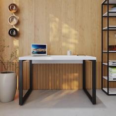 Imagem de Escrivaninha Yon Operacional 120x70x75 Branco/Preto