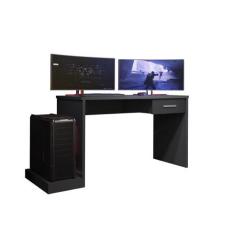 Imagem de Mesa para Computador Notebook DRX 9000 Preto   - Fdecor - Móveis Leão