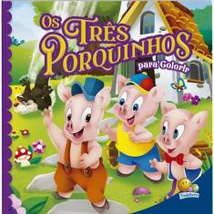 Imagem de Livro - Contos Clássicos para Colorir: Três porquinhos, O