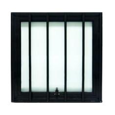 Imagem de Janela Maxiar Esquadrias Brasil Vetx 55X55 Grade Preto