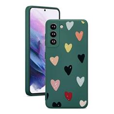 Imagem de ZTOFERA Compatível com Samsung Galaxy S23 Plus 5G, capa fofa com estampa de coração de amor para mulheres e meninas, capa protetora de TPU à prova de choque de silicone macio para Galaxy S23 Plus de