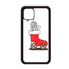 Imagem de Capa Horus Christmas Trenó Folha Flor para iPhone 12 Pro Max para Apple Mini Mobile Case