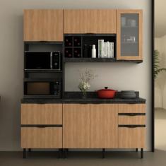 Imagem de Cozinha Modulada 3 Pe as Com Tampo Beg nia Tecno Mobili